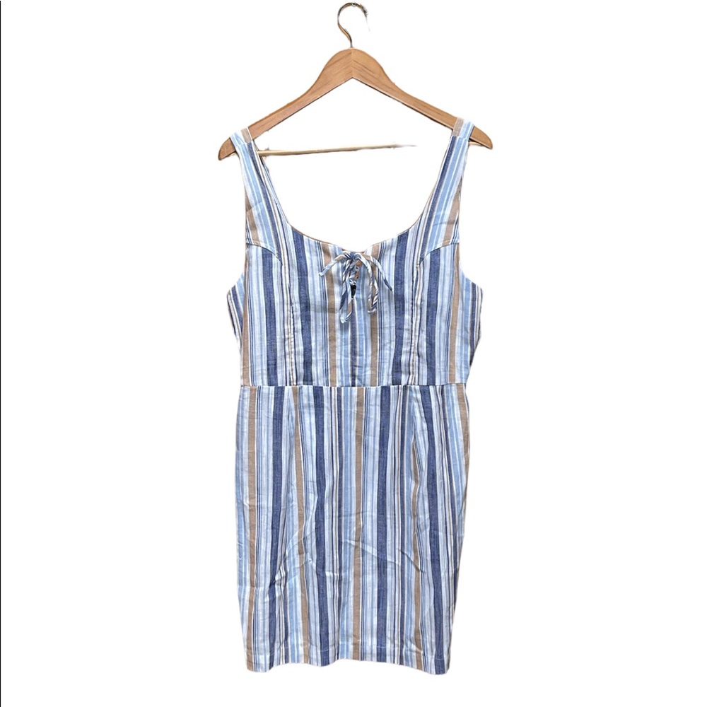 Derek Heart Striped Cotton Dress Size XL